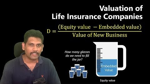 How to value life insurance company? | Embedded value and distance to market cap
