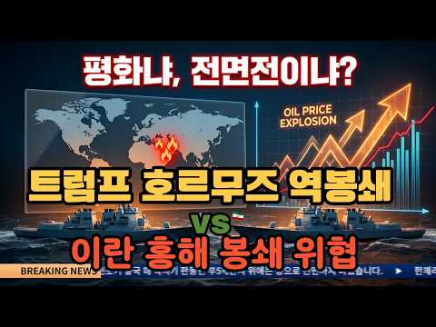 2026년 중동, 평화 협상 결렬 후 봉쇄 전쟁으로 치닫는다 | 호르무즈·홍해 완전 분석
