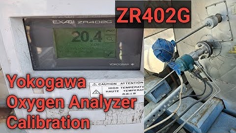 yokogawa oxygen analyzer calibration ZR402G | O2 analyzer calibration zero & span || Yokogawa ZR402G