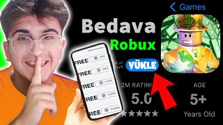 ROBUX VEREN UYGULAMA 'ları DENEDİM !? Telefondan Bedava Robux Aldım Roblox