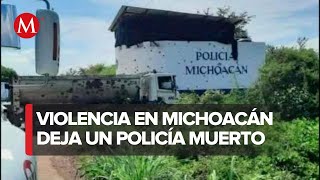 Ejecutan a policía durante ataque armado en La Huacana, Michoacán