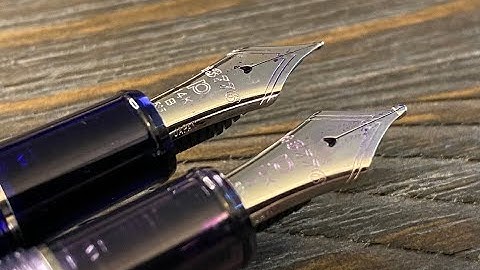 Platinum 3776 Century – Broad and Double Broad/Coarse Nib Comparisons