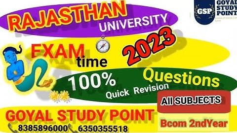 Mangement important Questions 2023 #Rajasthan University #All University #Bcom #shorts