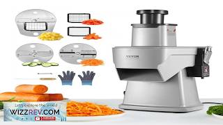 VEVOR Electric Vegetable Slicer 4 in 1 Multifunctional Food Cutter 200W Vegetable