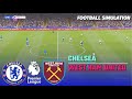 Chelsea Vs Westham United Premier League 2025 26 PES 21 Simulation