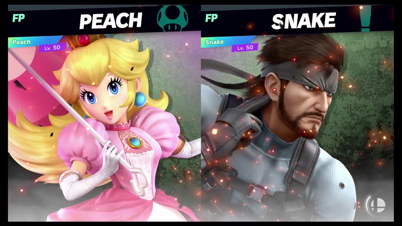 Super Smash Bros Ultimate Amiibo Fights Request #10163 Peach vs Snake ...