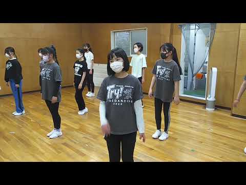 エアロビック基礎稽古 キッズダンシング金曜日クラス キッズガーデン武蔵小杉教室 指導 梶原和歌子 2022,4,1