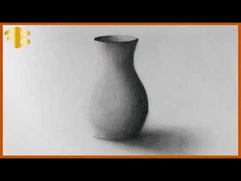 How to Draw Flower Vase - Flower Pot Drawing - FarBay Art Academy