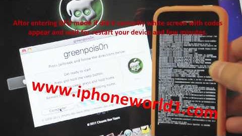 GreenPois0n RC5 Untethered Jailbreak for iOS 4.2.1 Released ! [How-to Video Guide]
