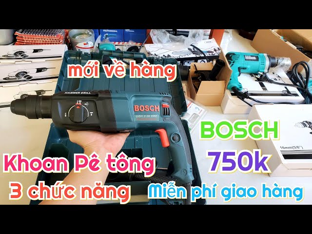 Đồ Chơi Mới Về Máy Khoan BOSCH  3 Chức Năng Khoan Cả Pê Tông Giá Rẻ 750k 👉Miễn Phí Giao Hàng