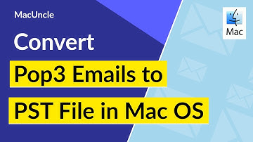 How to Convert Pop3 Emails to PST file in Mac OS?