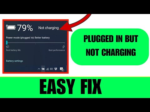Easily Fix Plugged in But Not Charging | Battery Issue | PC/Laptop