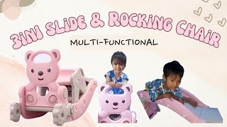 Multi-functional 3in1 slide & Rocking Chair For Kids Unboxing + Assembling | Prinsesa Giann