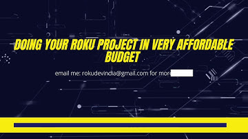 I Need Roku Game Project | Roku developer