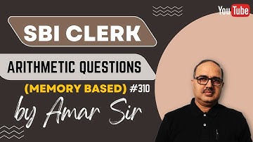 Arithmetic Tricks for SBI Clerk 2023 (Memory Based) | By Amar Sir @AmarSirmaths