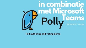 Een korte introductie: Polly in combinatie met Teams