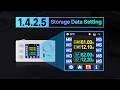 New product RK6012 operation 1.4.2.5 Storage Data Setting