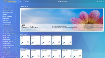 SAP Business ByDesign HTML5 User Interface Sneak Preview