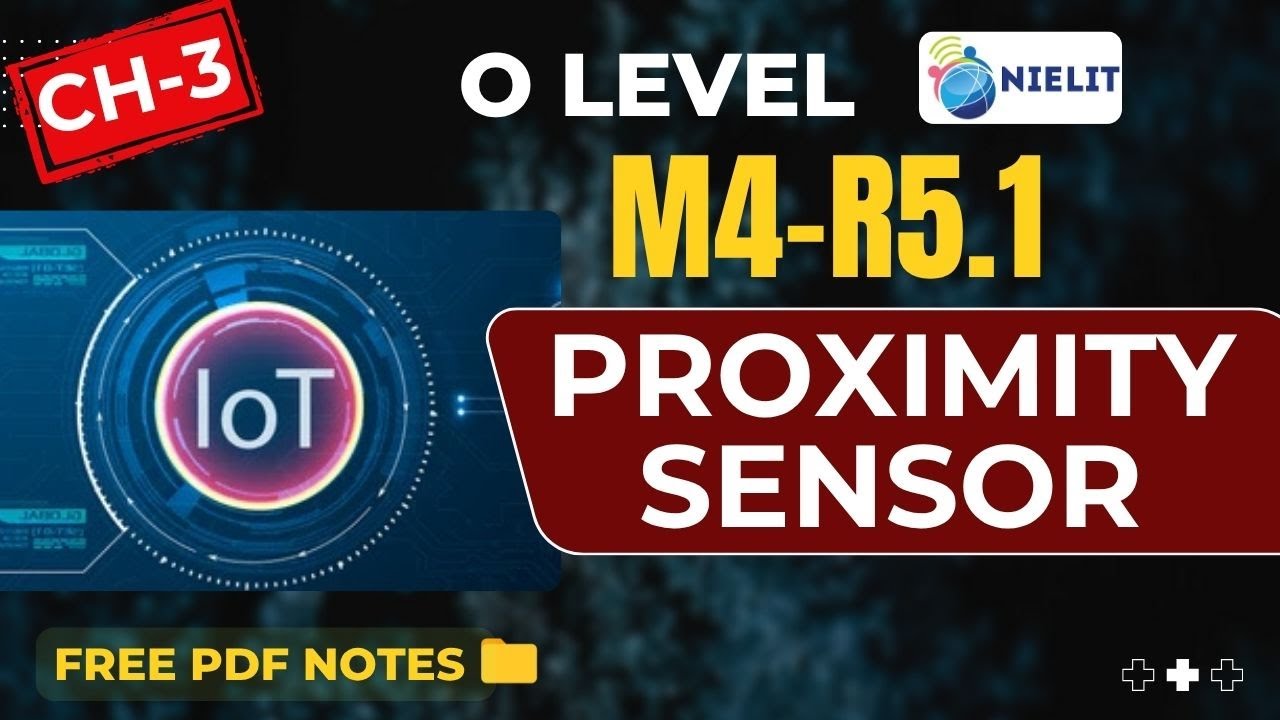 Proximity Sensor | Examples of Proximity Sensor | Chapter-3 | Class-3 ...