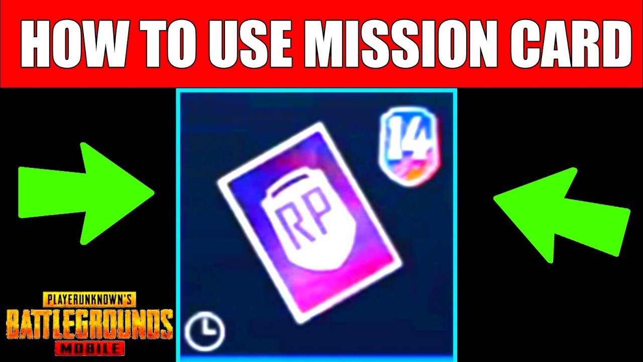 How To Use Mission Card In Pubg Mobile Season 14 | RP Mission Card In Pubg Mobile