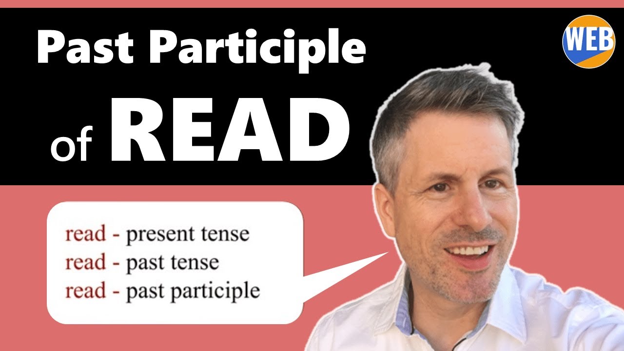 Past tense of READ and Past Participle of READ - (Easy English grammar📕