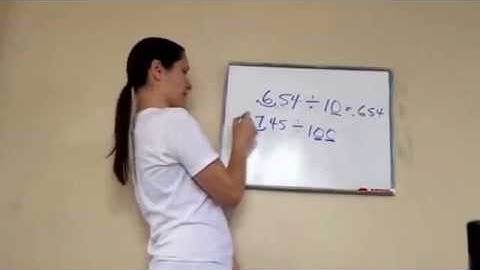 Saxon Math 6th Grade - Lesson 52 - Mentally Dividing Decimal Numbers by 10 and 100