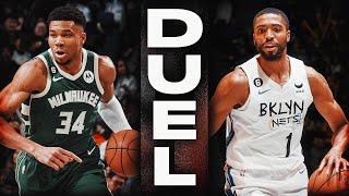 Giannis Antetokounmpo (33 PTS) \& Mikal Bridges (31 PTS) Duel In Brooklyn! | February 28, 2023
