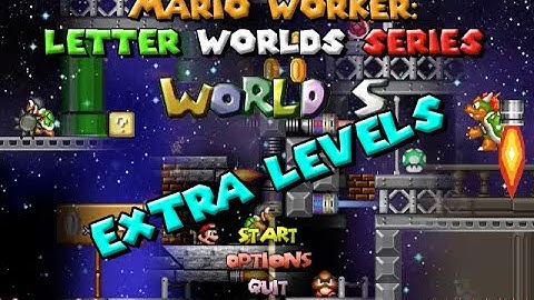Mario Worker: Letter Worlds Series - World S