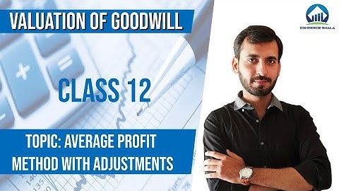 Goodwill Nature & Valuation| Average Profit Method with past adjustments| Class 12| Accounts