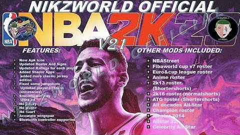 NBA 2K20 UPDATED ROSTER TO 2K23 V21 as of (Sept 24,2022)