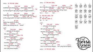 kunci gitar & lirik lagu | Fiersa Besari - nadir