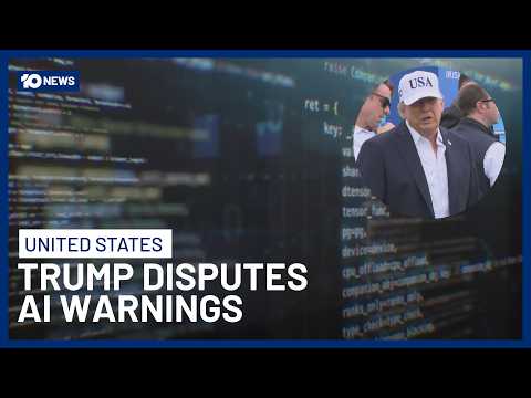 US President Donald Trump Calls AI Slowdown Warnings A “Hoax” | 10 News