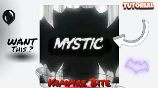 Vampire Bite Tutorial 🧛 Make Your Own ! ⚡✨ 700 Subs Special 💝 screenshot 2