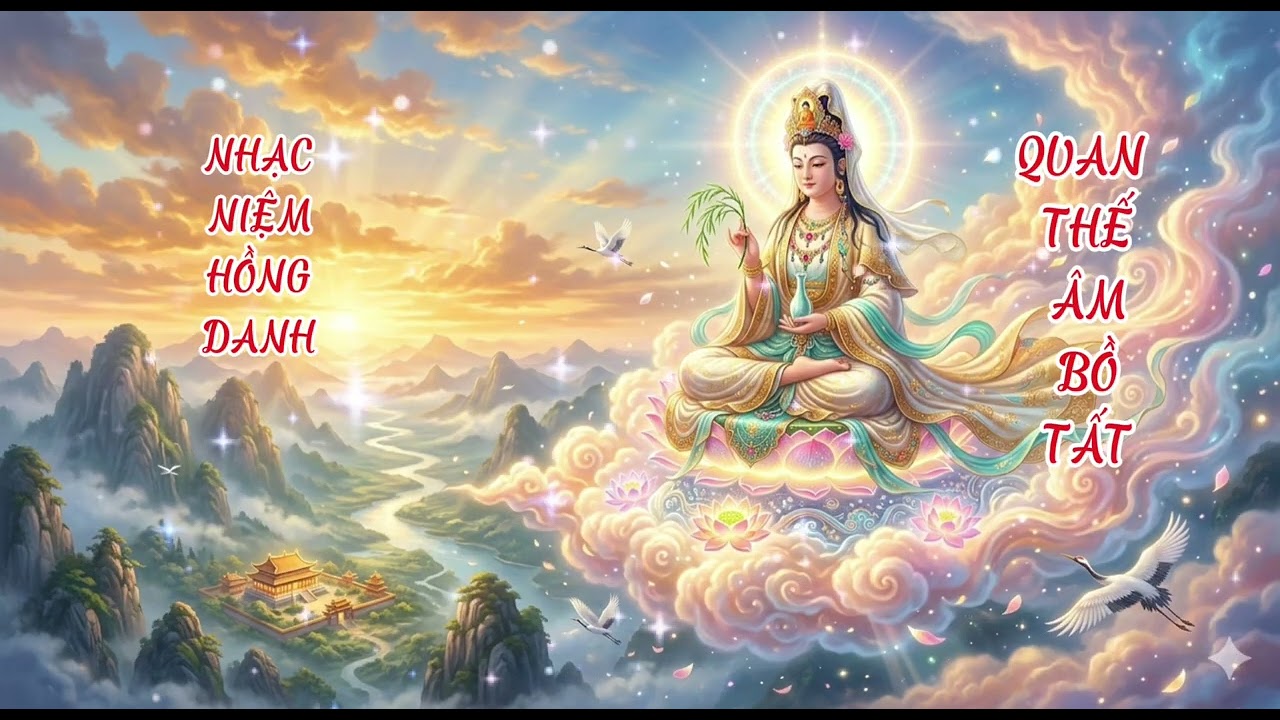 Nhạc: Niệm Danh Hiệu Quan Thế Âm Bồ Tát : Giúp Lòng Từ Bi & Hiểu Thương Vô Hạn 