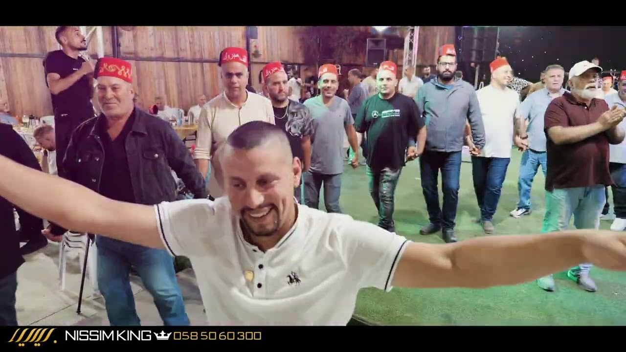 دبكة كبار البلد عين نقوبا . العريس عزمي امين . نصر مدنية .  NISSIM KING
