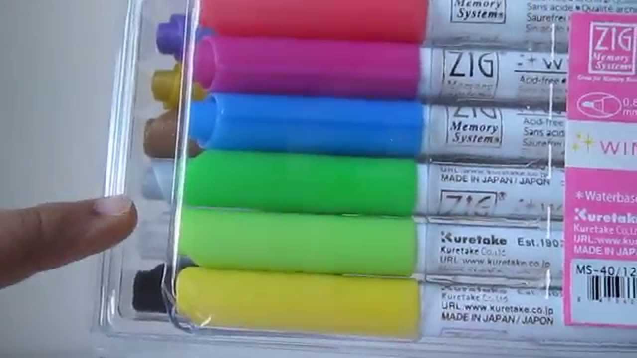 Product Review, Scrapbooking, Wink of Stella markers!!