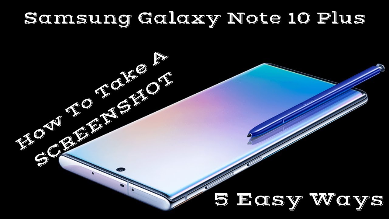 How To Take A SCREENSHOT - Galaxy Note 9/9 Plus