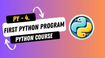 4. Your First Python Program | Understanding Comments in Python | Complete Python Course 2024
