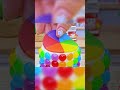Rainbow Love Cake! #shorts #cake #minicake #miniature #tiny #minifood #tinycake #rainbowcake
