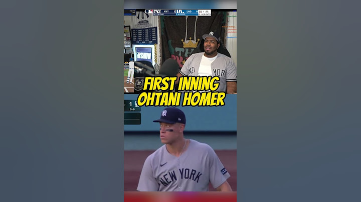 SHOHEI OHTANI HOMERS TO ANSWER JUDGE. THIS MAN REFUSES TO LET ME KEEP HAPPINESS TIE GAME 1-1