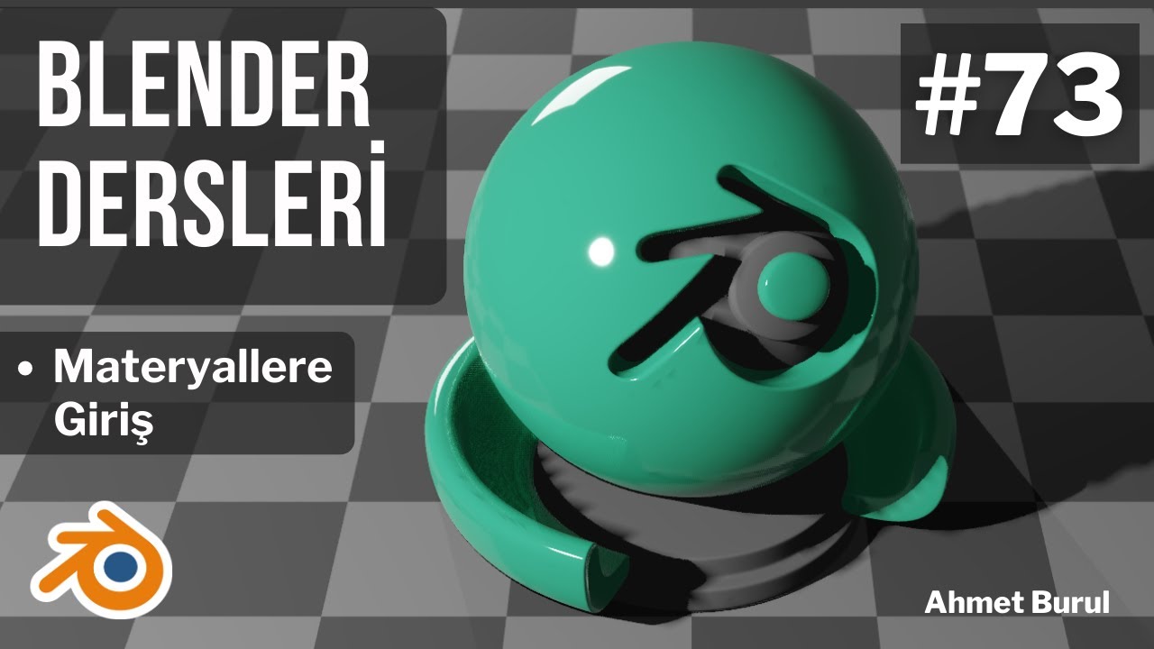 Blender Dersleri Materyallere Giriş 100 Derste Blender 3D 73 YouTube