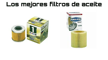 ¿Qué filtro de aceite es mejor para el aceite sintético?