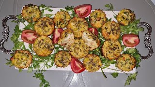 كيش بلداند بطريقة اقتصادية وسهلة Mini quiches à la dinde