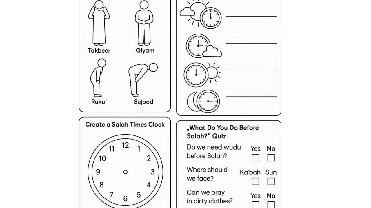 SALAH ACTIVITIES habins world