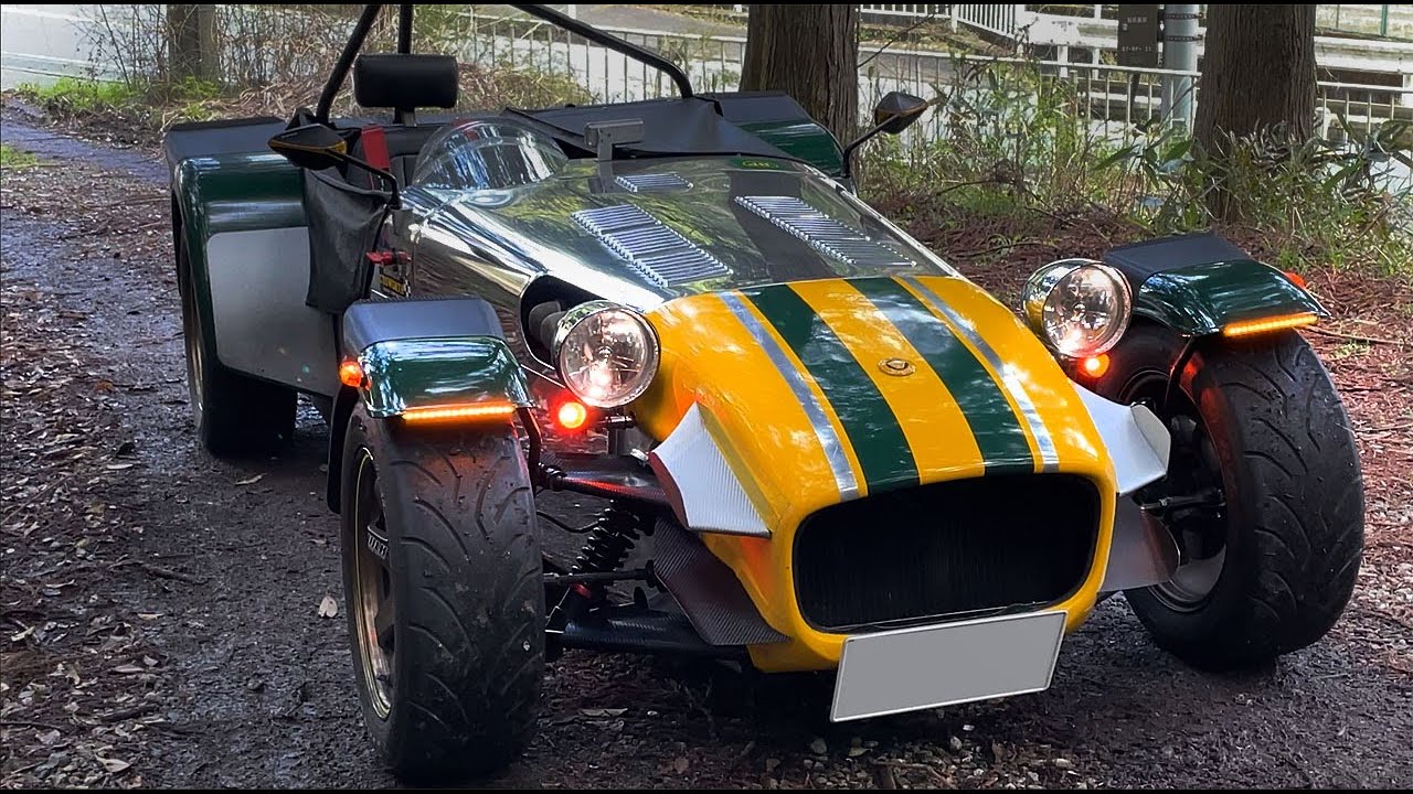 スーパーセブンにシーケンシャルウインカー - YouTube