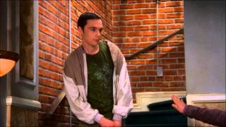 Sheldon tries to follow leonard to work (TBBT: 7X13 The Occupation Recalibration)