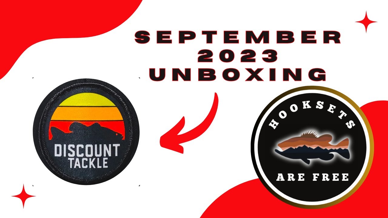 Discount Tackle Unboxing - September 2023 - New Bass Fishing Lures