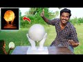 Hand casting with moon lamp      diy room decor piece making at home mmk