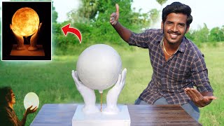 HAND CASTING🖐 with Moon Lamp | நிலவை வைத்து பந்தாடலாமா..! | Diy room Decor Piece Making at home| MMK