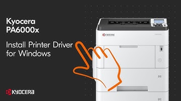 ECOSYS PA6000x/PA5500x/PA5000x/PA4500x Install Printer Driver for Windows